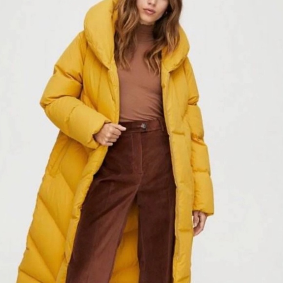 Wilfred Aritzia The Duvet Coat Cairo Gold - Picture 1 of 2